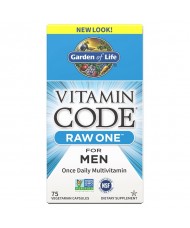 Vitamin Code RAW ONE Men - multivitamín pro muže - 75 kapslí